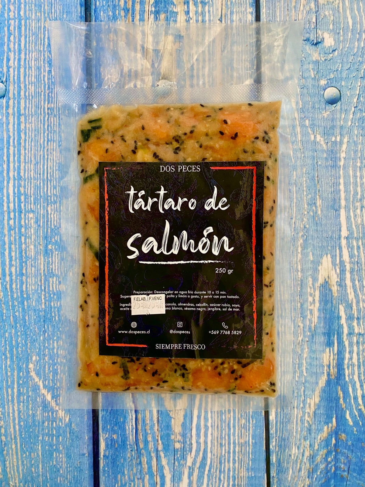 Tartaro Salmón 250 gr